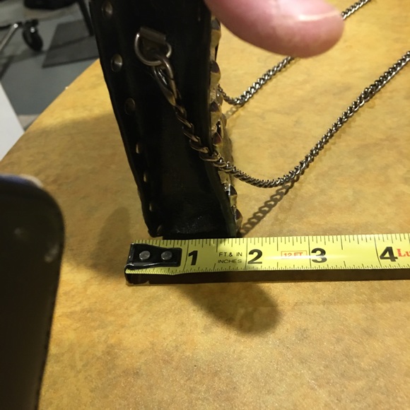 Vintage Small crossbody/belt bag/waist bag with studs and bling! - Picture 10 of 14